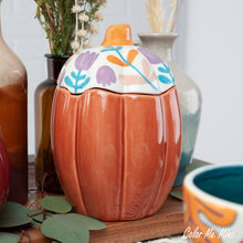 Load image into Gallery viewer, Floral Tall Pumpkin Box
