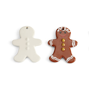 Gingerbread Man Flat Ornament