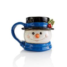 Load image into Gallery viewer, Vintage Snowman Mug
