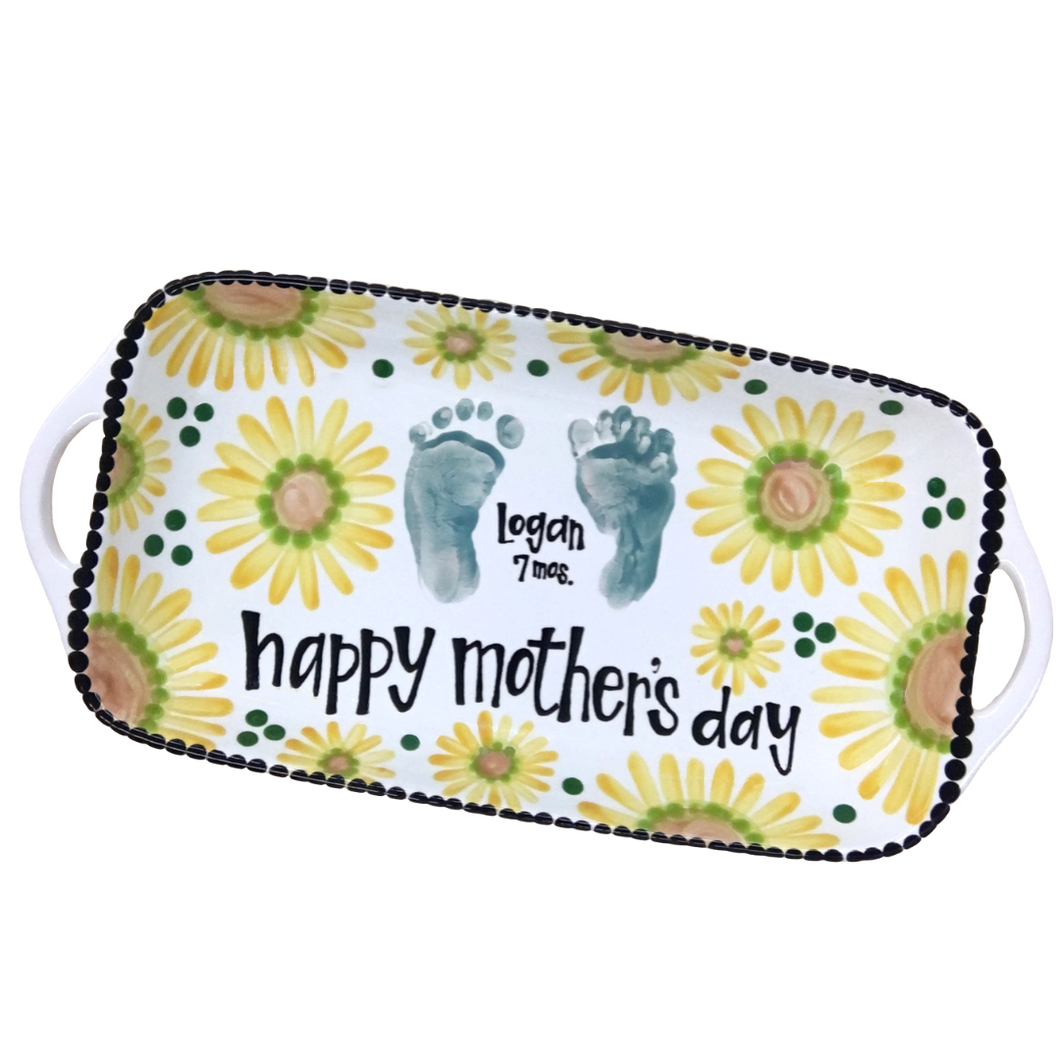 Footprint Sunflower Tray